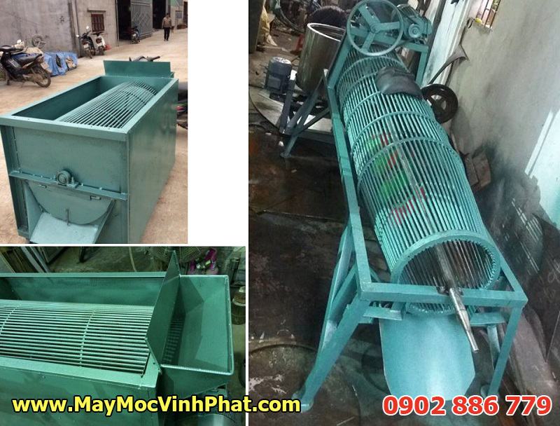 Máy rửa củ nghệ tươi Vĩnh Phát giá rẻ, chất lượng ổn định lâu dài